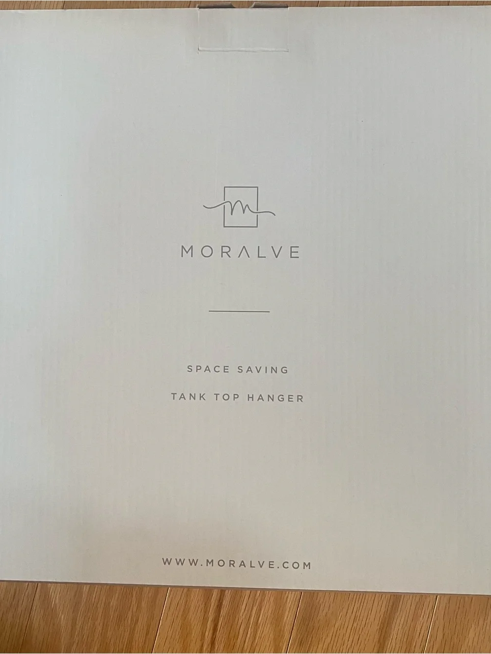 Moralve space-saving tank top hanger, NWT